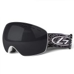 Ski / Snowboard and Other sports goggles, unisex, universal size, black frame - black lens, NN99